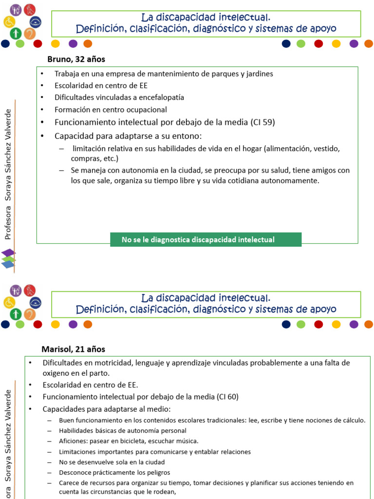 Definición y Diagnóstico de Discapacidad Intelectual | PDF ...