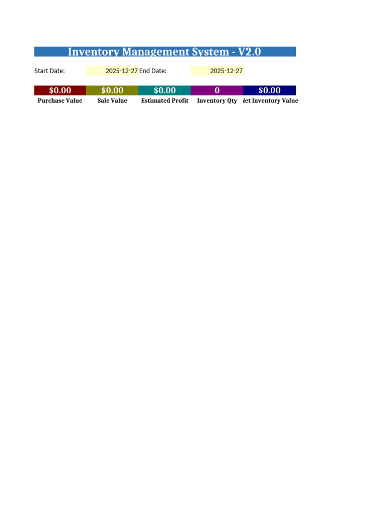 Inventory Management System Overview | PDF