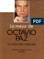 Octavio Paz - El fuego de cada día