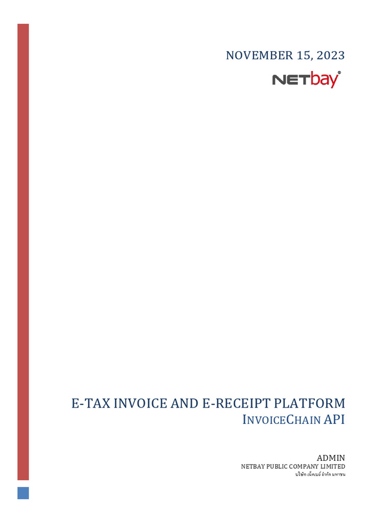 InvoiceChain API Documentation Guide | PDF | Xml | Comma Separated Values