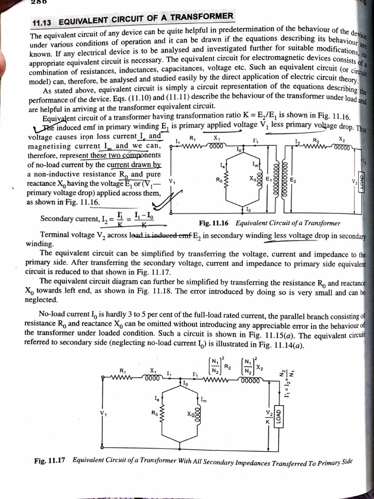 Transformer Equivalent Circuit Analysis | PDF | Transformer ...