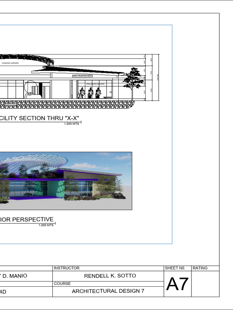 Architectural Design Course Sheet A7 | PDF