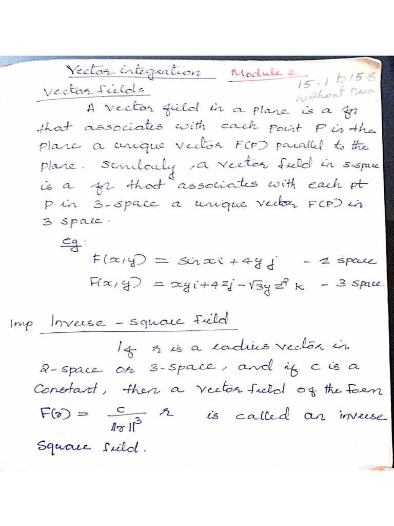 S3 Phy Vector Integration Note 1 | PDF