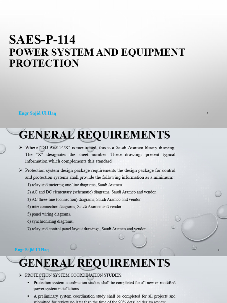 Power System Protection Standards Guide | PDF | Fuse (Electrical ...