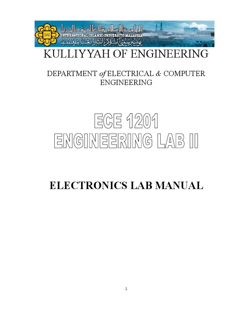 Electrical Lab Safety Guidelines | PDF | High Voltage | Rectifier