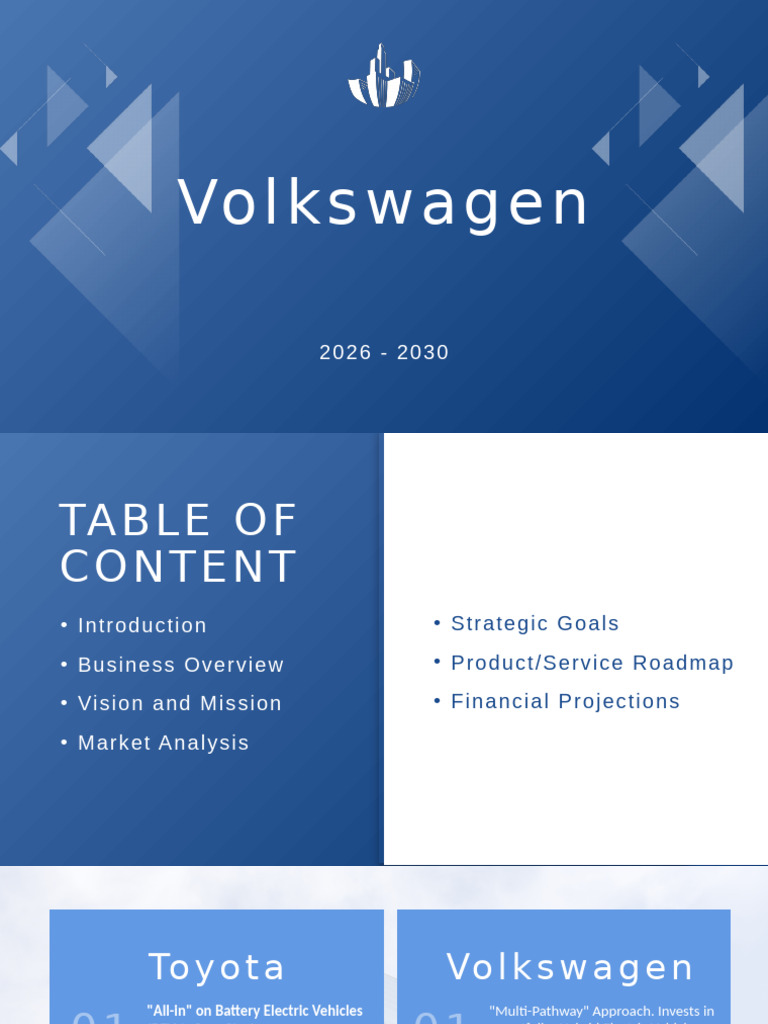 Volkswagen 2026-2030 Strategy Overview | PDF | Electrification ...