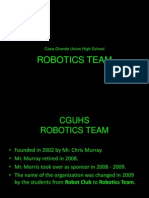 Robotics Team Presentation