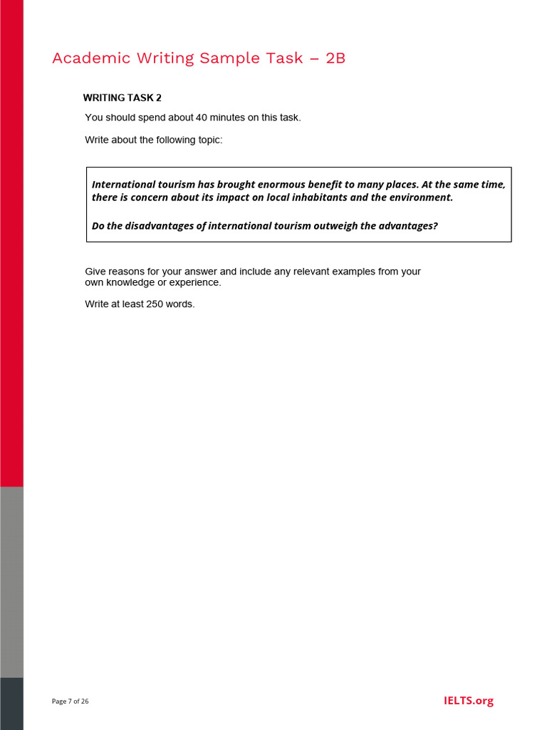 IELTS Academic Writing Task 2 Guide | PDF | Vocabulary | Word