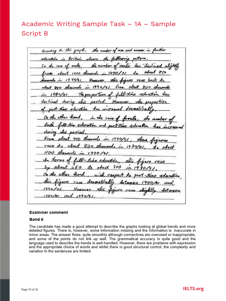IELTS Academic Writing Sample Scripts | PDF | Vocabulary | Accuracy And ...