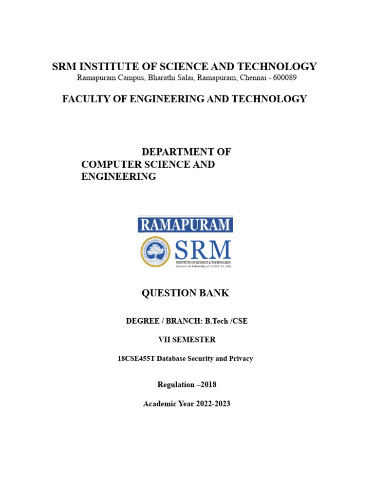 DBSP Unit1 | PDF | Security | Computer Security