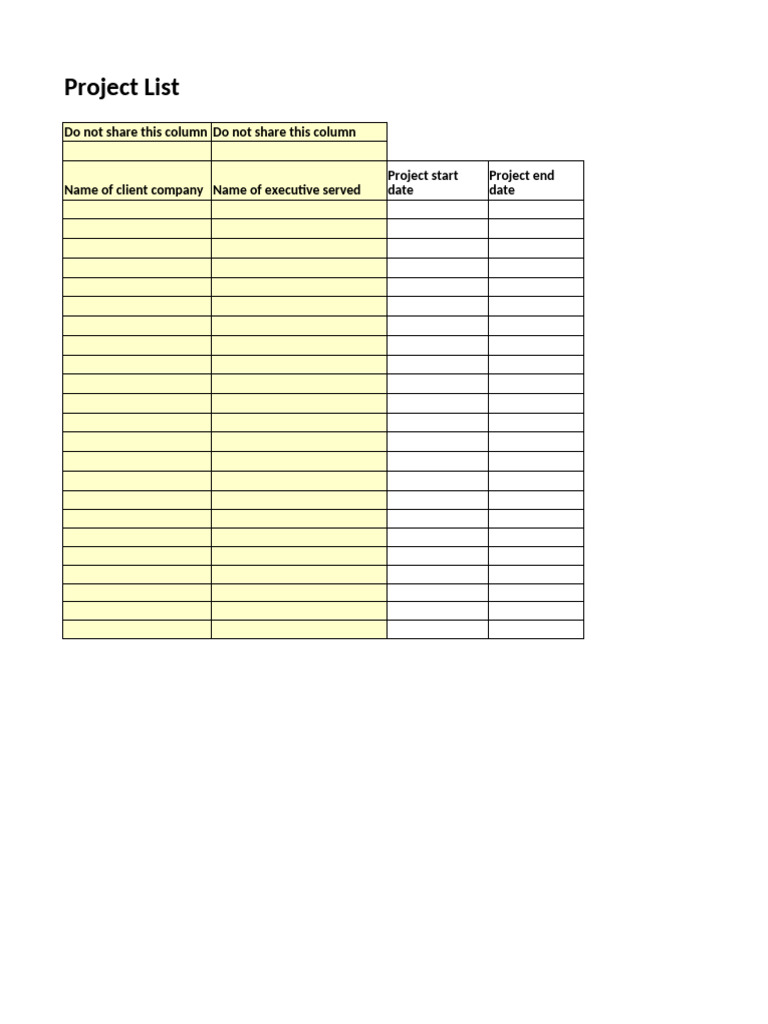 Client Project Overview and Details | PDF