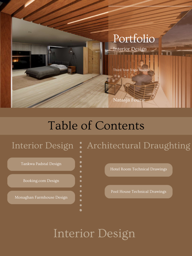 Innovative Interior Design Portfolio | PDF | Door | Architectural Elements