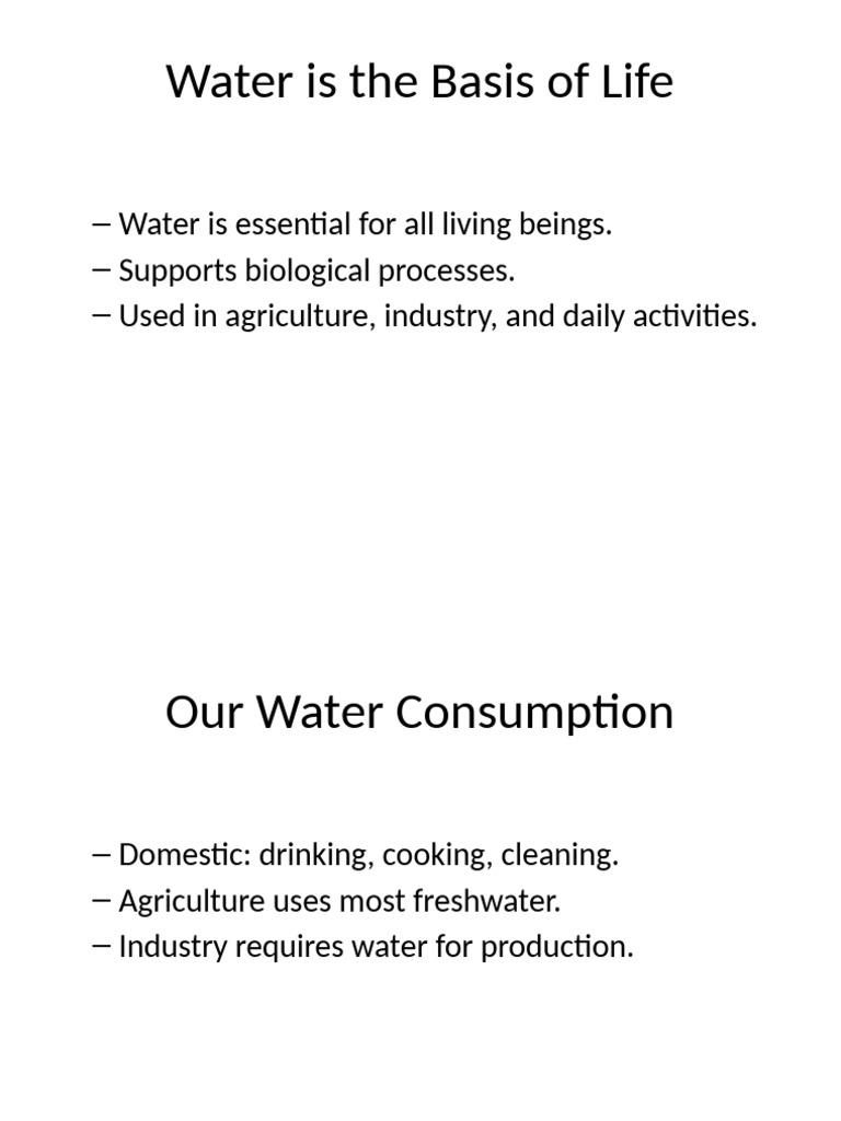 Water Management | PDF