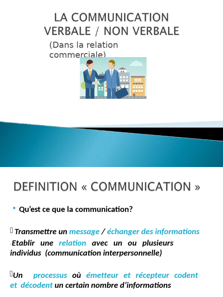 Communication interpersonnelle efficace | PDF | Communication non ...