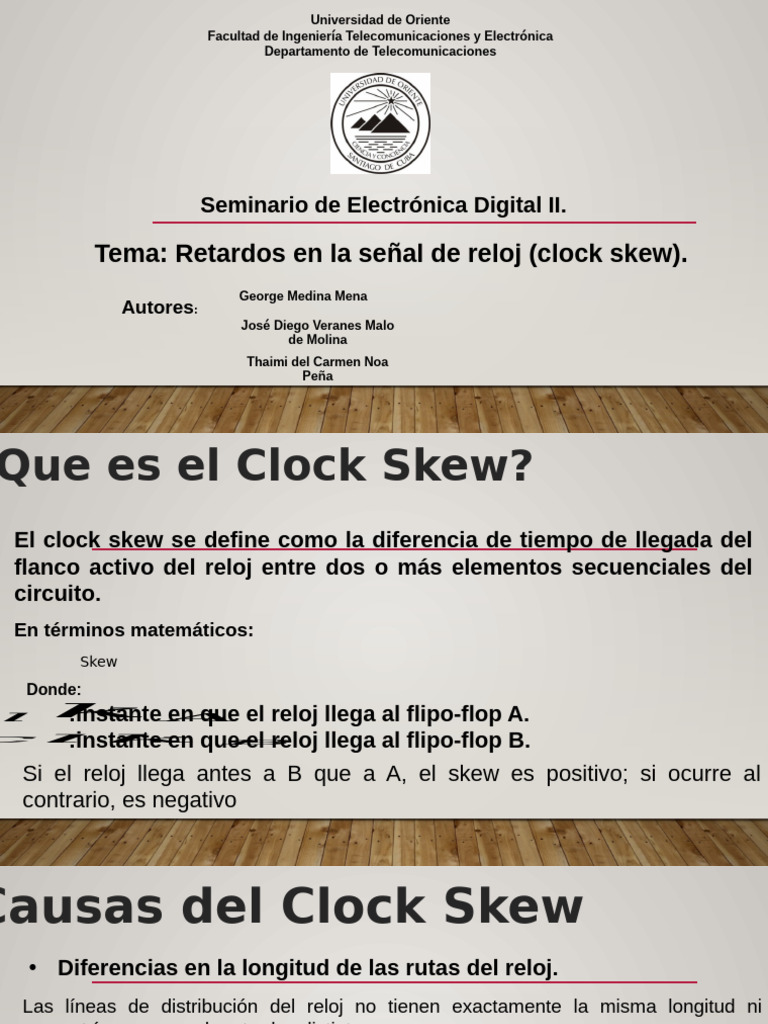 Clock Skew | PDF | Ingeniería Electrónica | Ingenieria Eléctrica