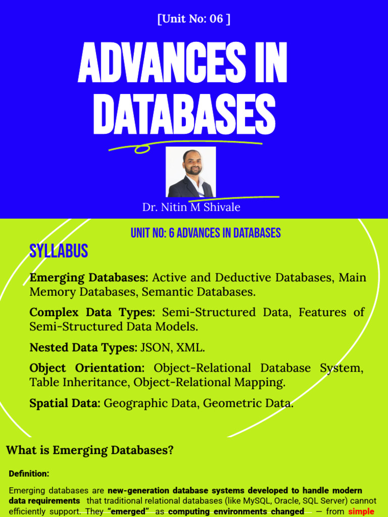 Advances in Databases | PDF | Databases | No Sql
