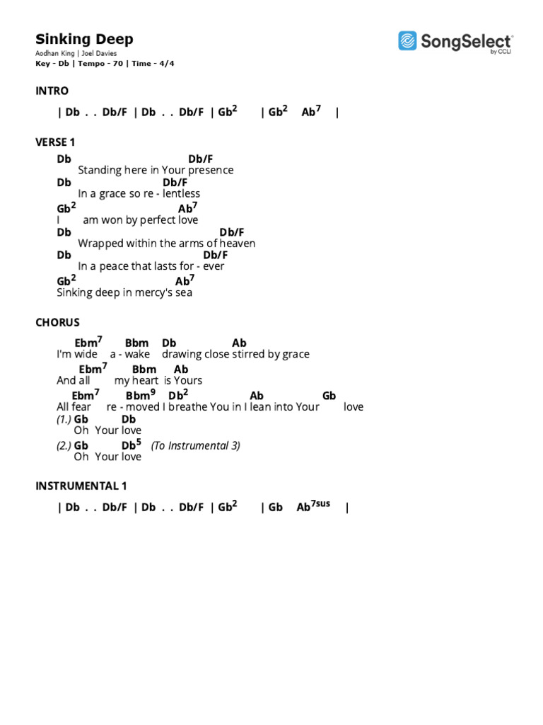 3 Sinking Deep Chords DB | PDF | Religious Belief And Doctrine ...