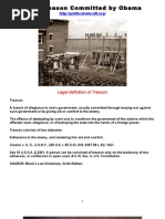 High Treason Committed by Obama