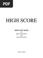 High Score Pdf