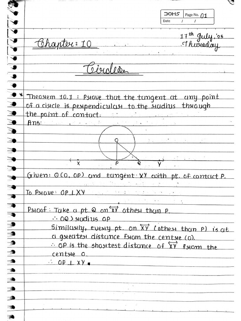 Std.10 Math Ch.10 PDF | PDF