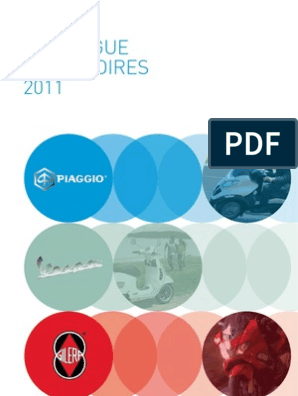 Catalogue Accessoires Piaggio Vespa Gilera, PDF