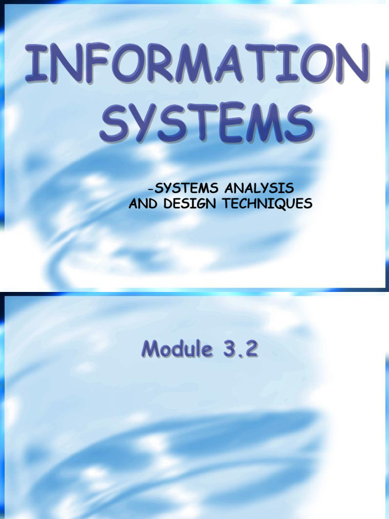 Systems Analysis & Design Techniques | PDF | System | Computer Programming