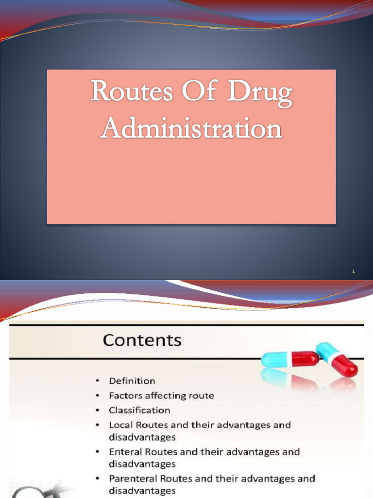 Drug Administration Routes Explained | PDF | Topical Medication ...