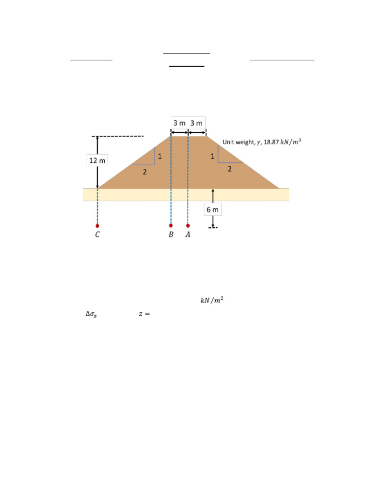Vertical Stress Analysis in Soil Mechanics | PDF