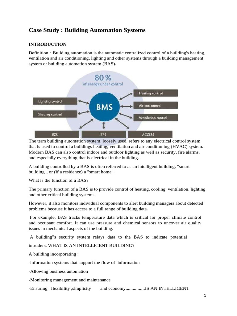 Building Automation Systems Explained | PDF