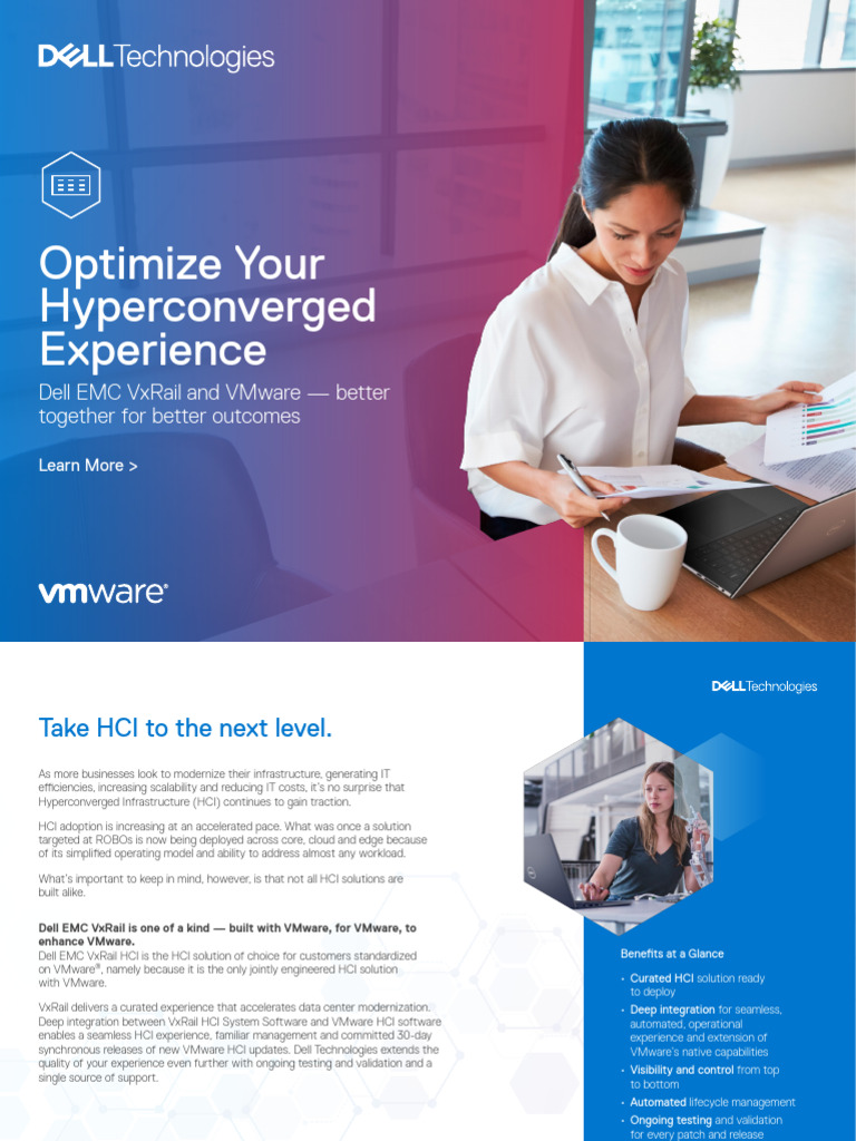 Enhance HCI with Dell EMC VxRail | PDF | Cloud Computing | V Mware