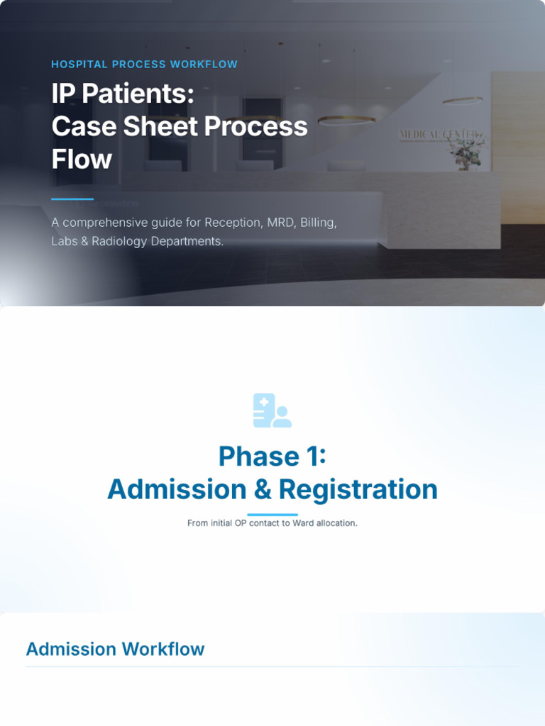 IP Patient Case Sheet Process Flow | PDF
