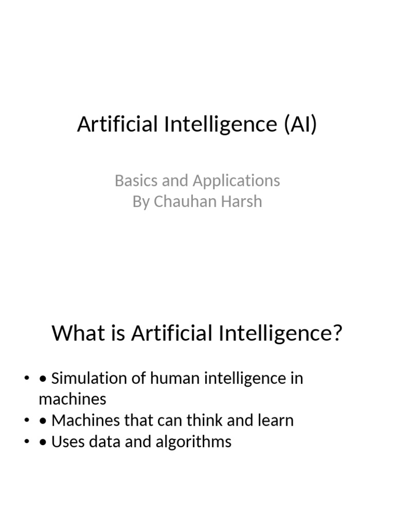 Artificial Intelligence 5 Slides | PDF