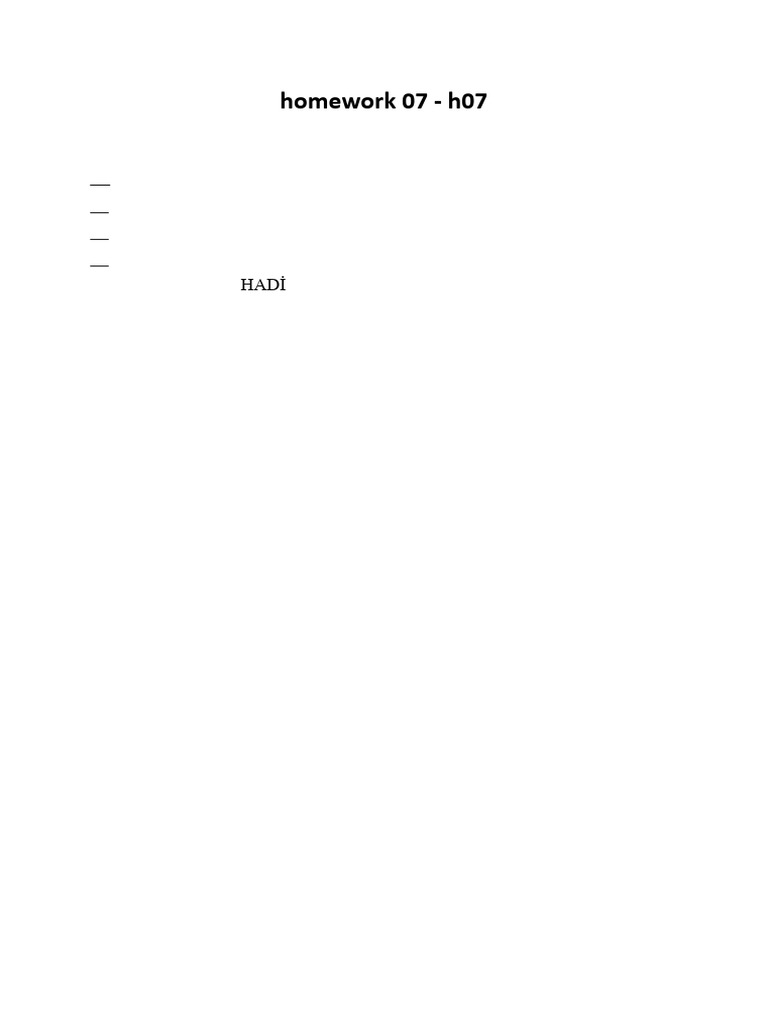 h07 - Homework 07 | PDF
