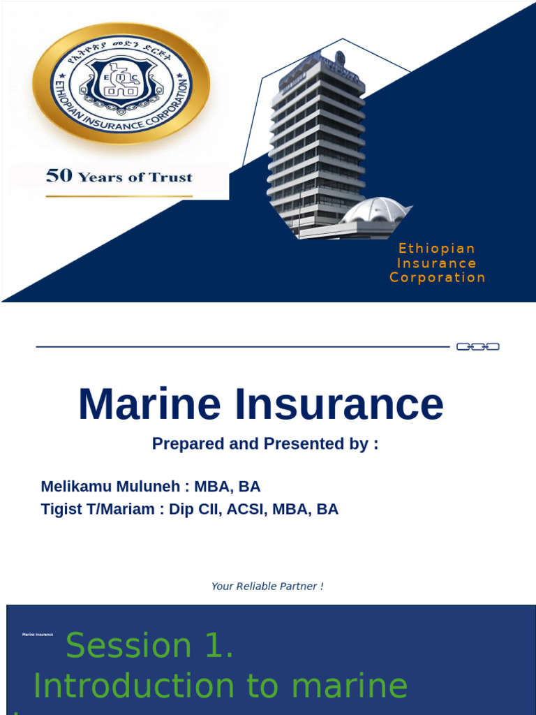 Understanding Marine Insurance Basics | PDF | Bill Of Lading | Supply ...