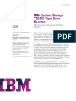 IBM System Storage TS2250 Tape Drive Express: Fifth-Generation, High Capacity, Half Height Tape Drive