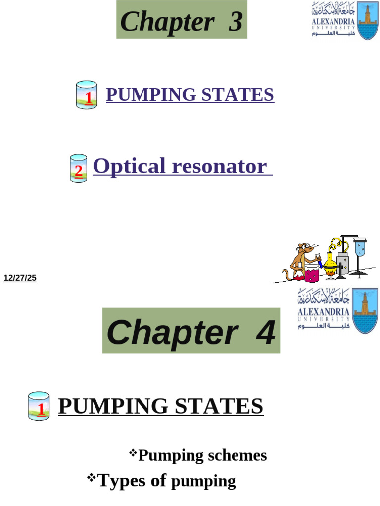 Pumping Processes | PDF | Laser | Physics