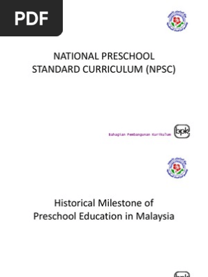 National Preschool Standard Currciculum  PDF  Educational 