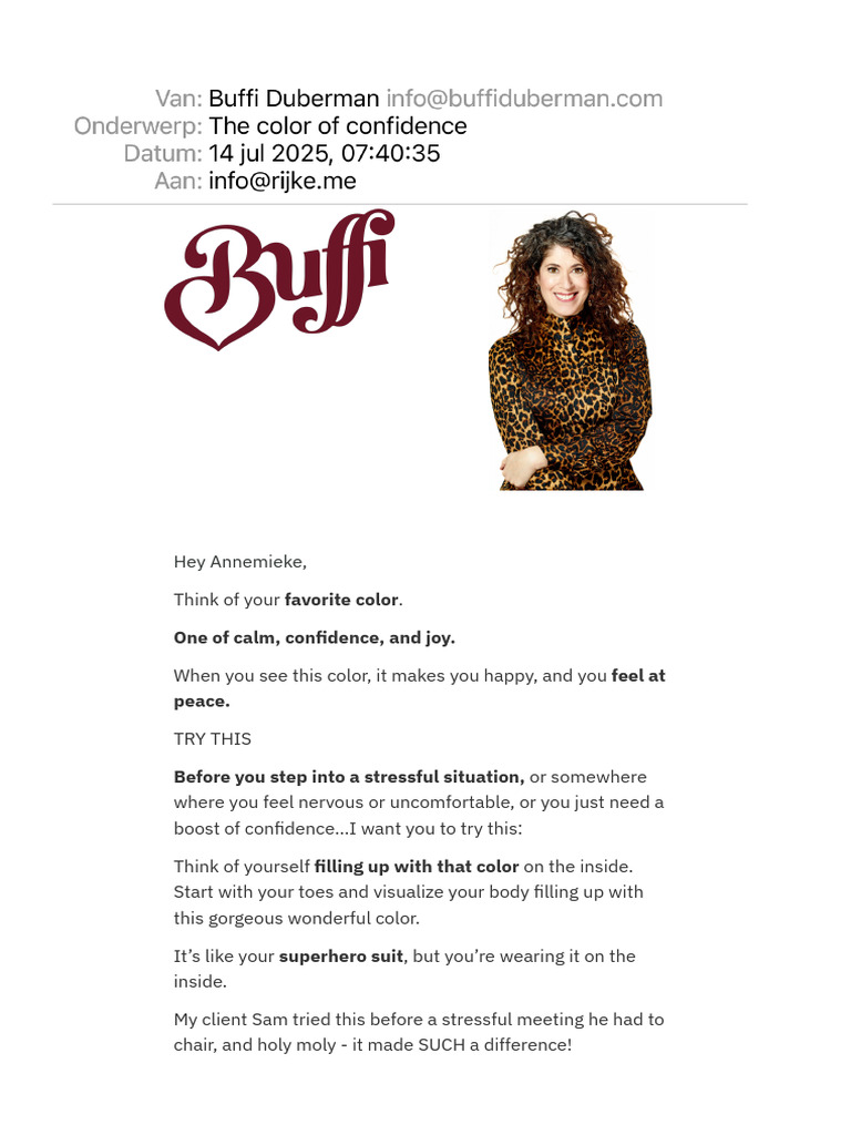 The Color of Confidence | PDF