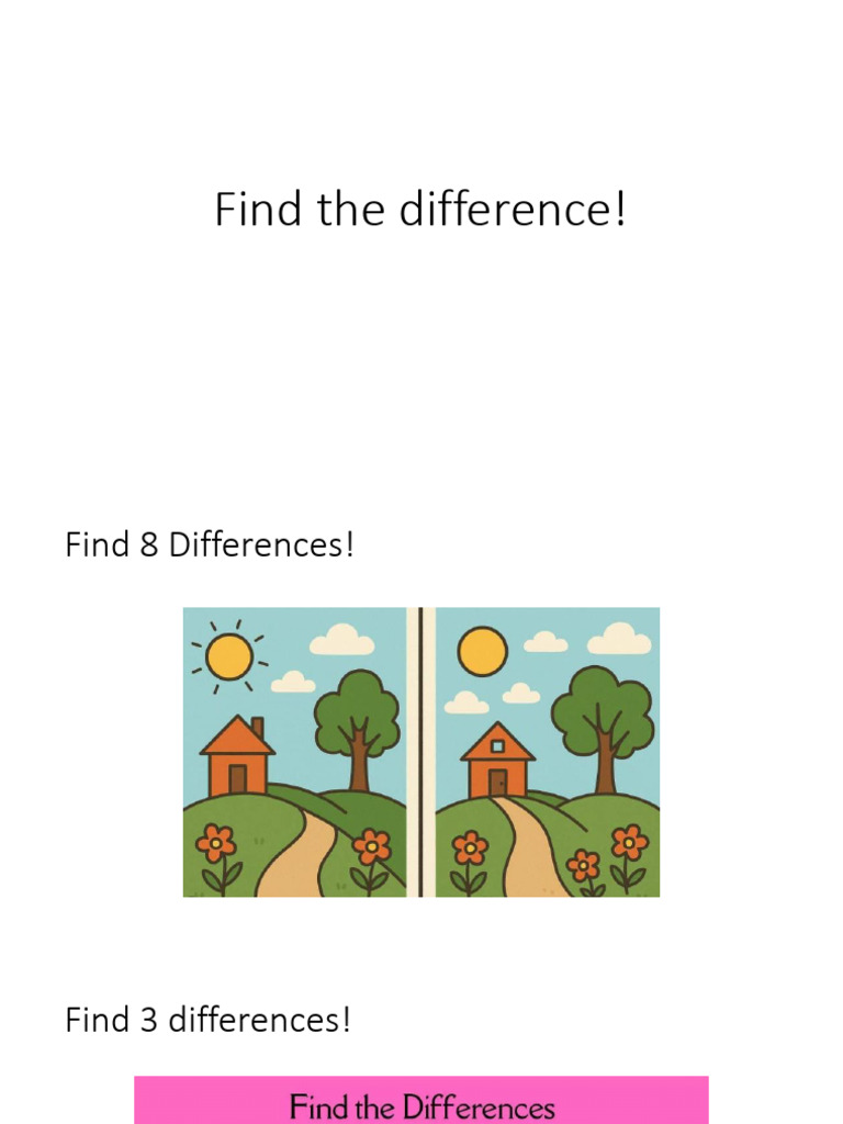 Find The Difference! | PDF