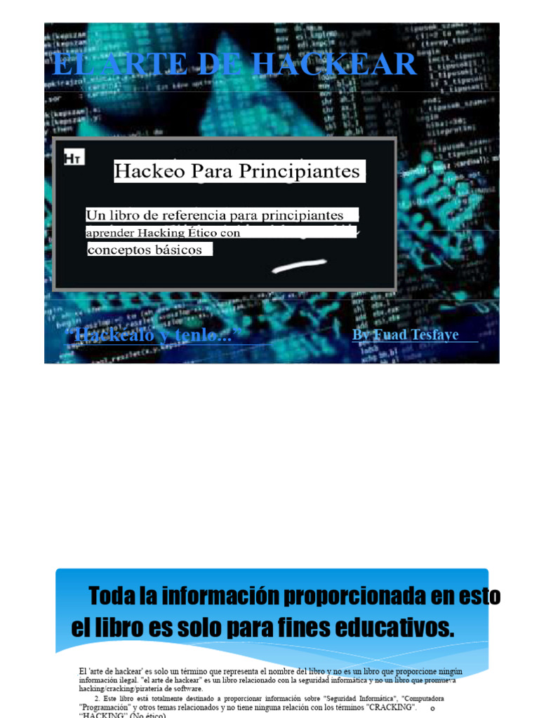 El Arte de Hacking 2 | PDF | Hacker de seguridad | Seguridad
