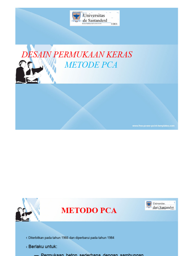 Desain Permukaan Keras Metode PCA | PDF