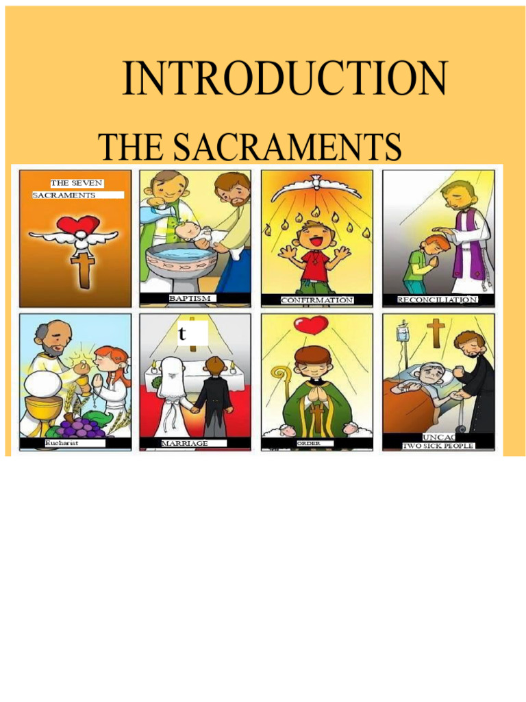 Understanding Today's Sacraments | PDF | Catholic Church | Eucharist