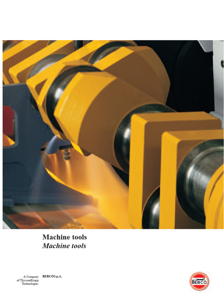 Berco Machine Tools for Engine Reconditioning | PDF | Grinding ...