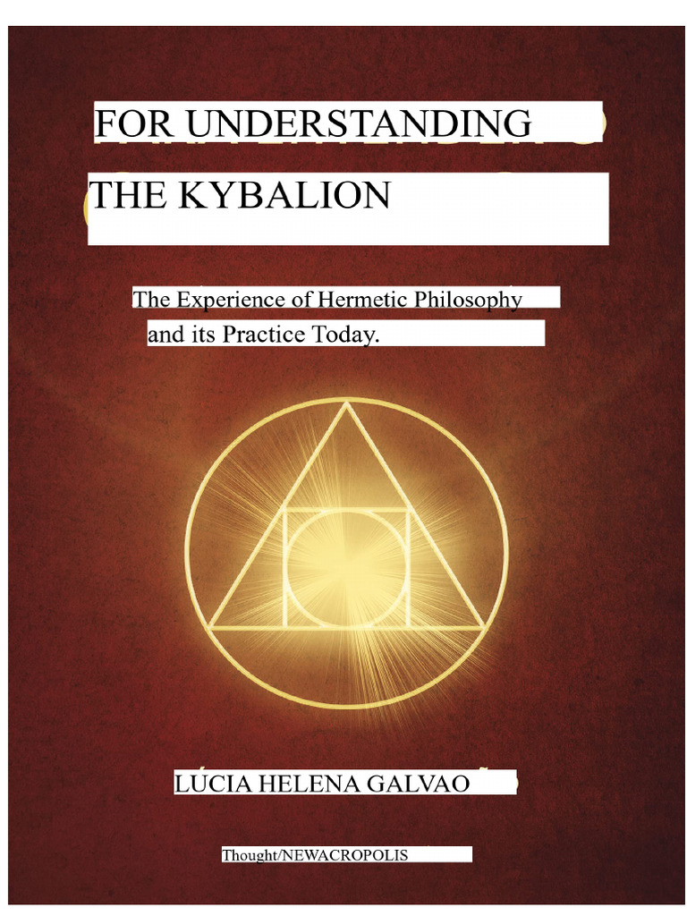 Preface of The Book To Understand The Kabbalah | PDF | Hermes ...