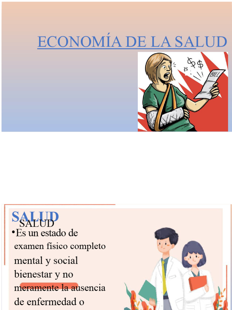 Economía de la Salud: Conceptos Clave | PDF | Cuidado de la salud ...