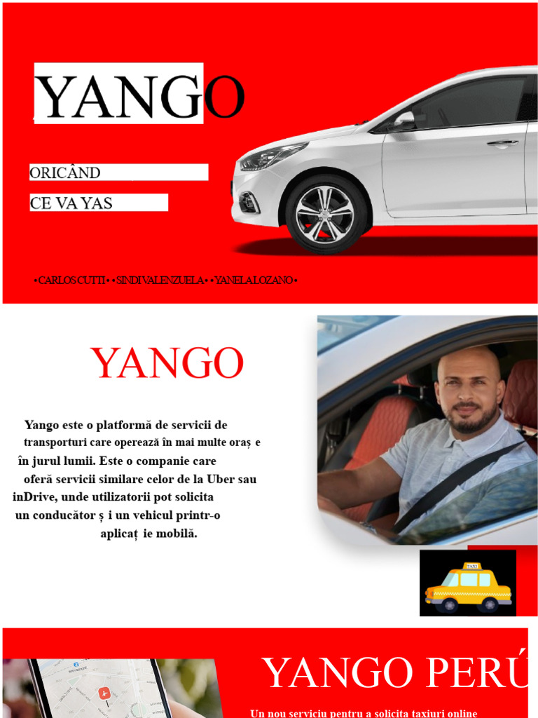 Yango APP - Prezentare | PDF