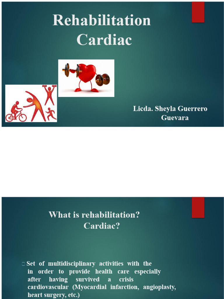 Cardiac Rehabilitation Overview and Goals | PDF | Cardiology | Coronary ...
