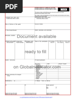 CMR Consignment Note Template | PDF