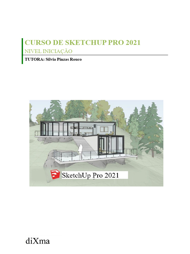 Curso Iniciante de SketchUp Pro 2021 | PDF | SketchUp | Botão Ctrl