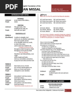 English Mass Commentator Guide | PDF | Mass (Liturgy) | God The Father